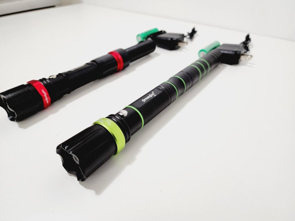 2pcs Skywolfeye & Vander LED Flashlight 3 Mode Adjustable Focus Light Lot