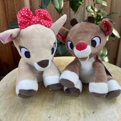 Pair of Rudolph Plushies!