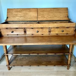Dining Table With Chairs And Matching Buffet