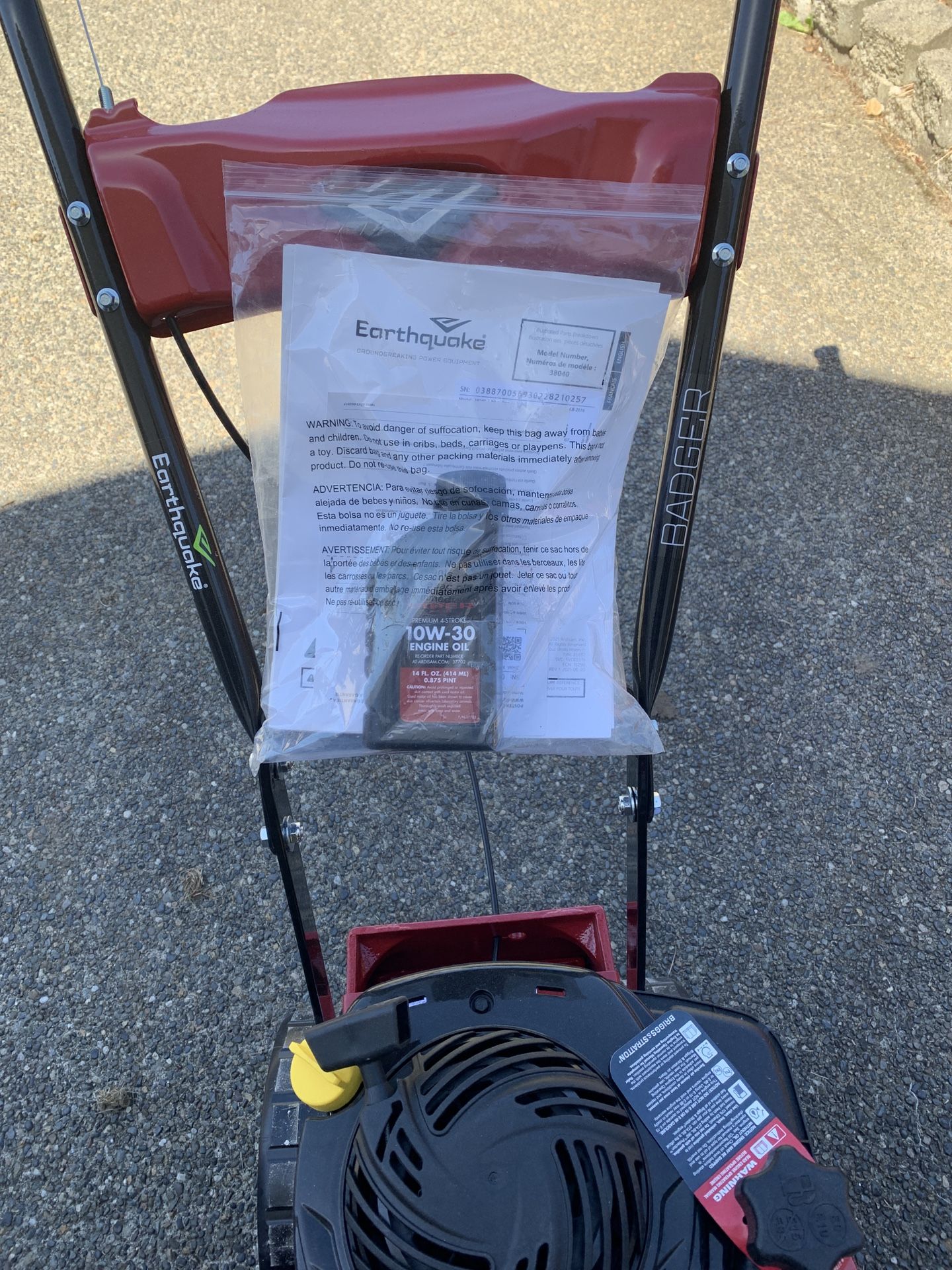 Brand New Earthquake Badger Tiller for Sale in WA OfferUp