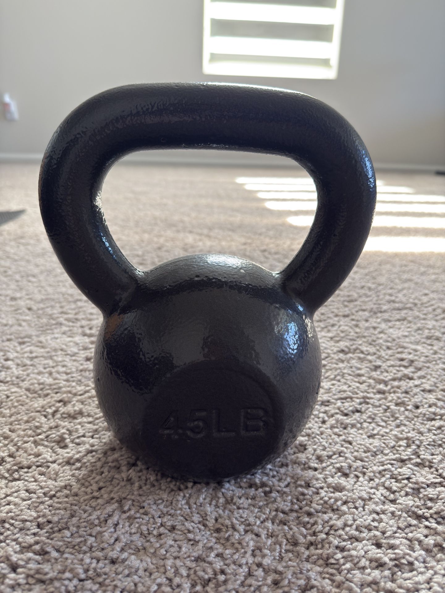 Set of Two 45 lb Kettlebells — Like New —