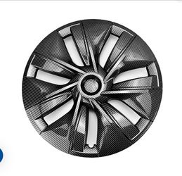 Tesla Model Y 19 Inch Gemini Wheel Cover Carbon Fiber