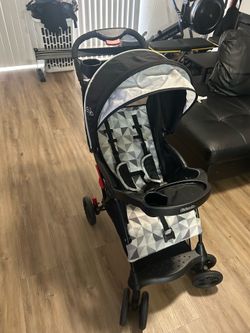 Black Single Stroller