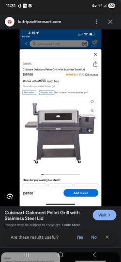 Cuisinart Pellet Grill Smoker