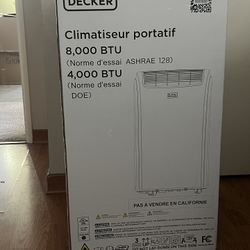 Portable Air Conditioner 8,000 BTU