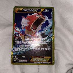 Rare Full Art EX Gyarados 2016