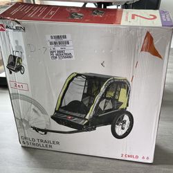 Kids Trailer And Stroller 2 In 1