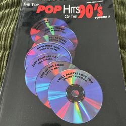 Top Pop Hits Of The 90's Song Book Sheet Music Piano Vocal Chords 