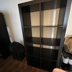 IKEA Kallax vinyl bookshelf 2x4