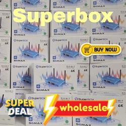 SUPERBOX S6 Max  SMART TV BOX - BRAND NEW  - AUTHORIZED DEALER  - 1 YEAR WARRANTY ‼ 