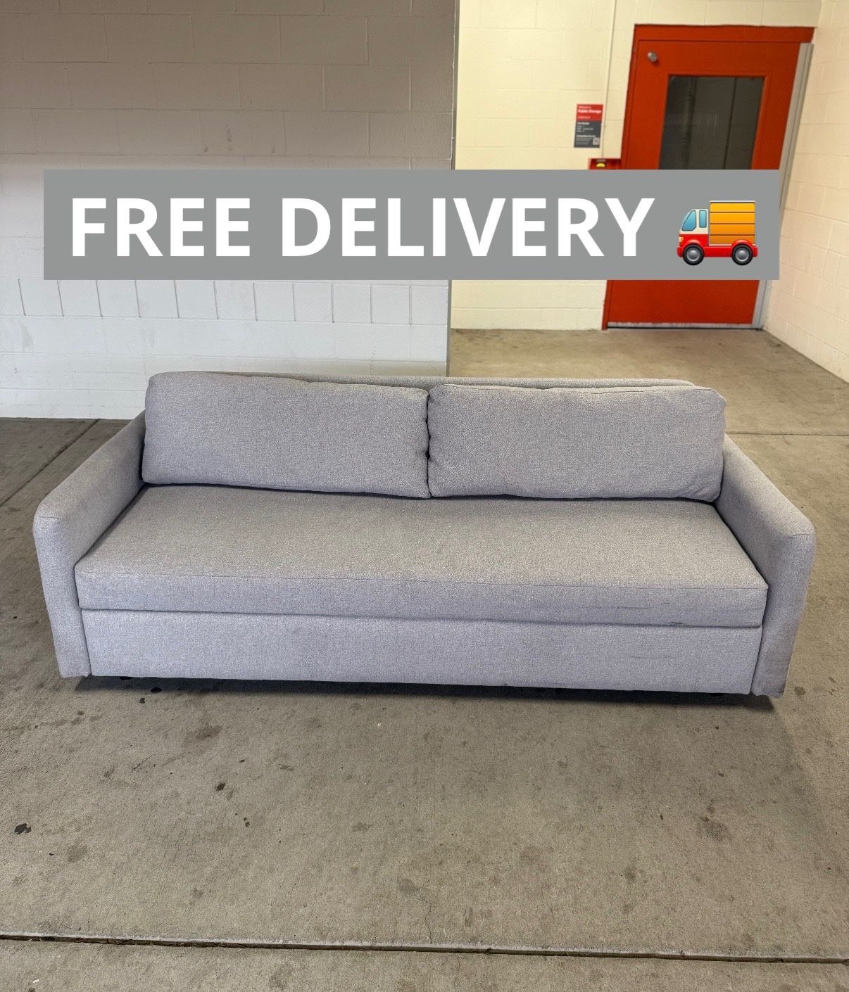 ✨ West Elm Sleeper Sofa w/ Storage + FREE Delivery 🚚