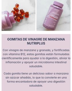Gomitas de vinagre de manzana