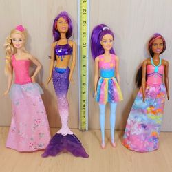 Barbie Dreamtopia Doll Lot Of 4