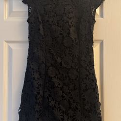 Lulus Size XS Black Lace Backless Dress!