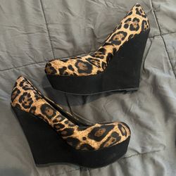 Leopard Print Heels