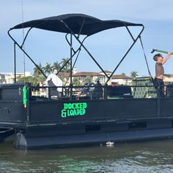 18’ Pontoon W/ Trailer