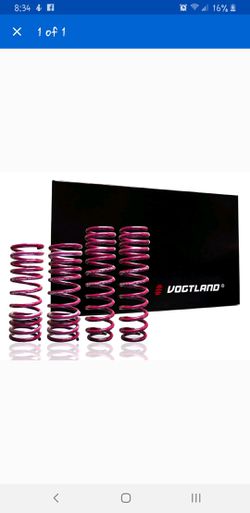 VOGTLAND LOWERING SPRINGS 1996-2001 Audi A4 B5 part #950047 (Fits all FWD Models) This kit offers a  1.4"-inch Drop