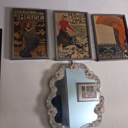 Antique Venetian Mirror 