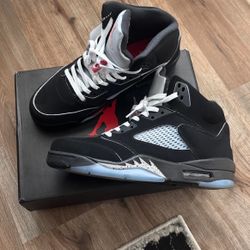 Jordan 5s Black Metallic 