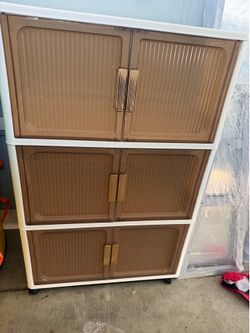 3Tier Plastic Storage Bins