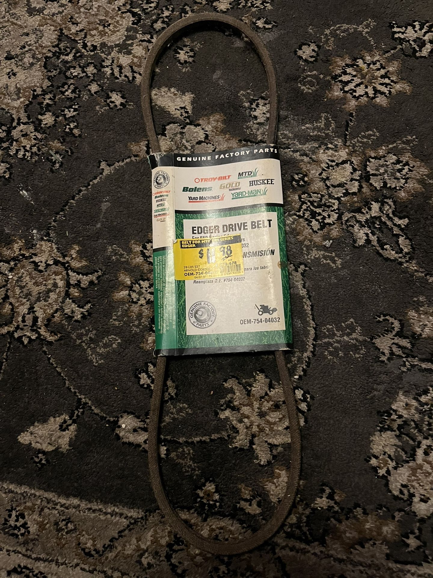 Edger Drive Belt