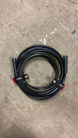 Black DeWalt Pressure Washer Hose with Fittings (40ft)