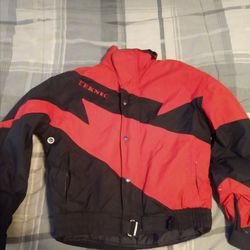 Teknic Motorcycle Jacket Red/Black 42/52