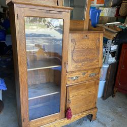 Antique Desk & Bookshelf