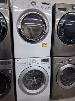 LG front load washer and dryer set