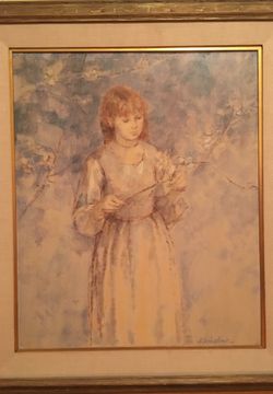 Framed painting