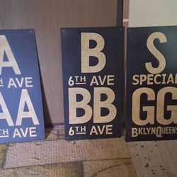 New York Subway Signs