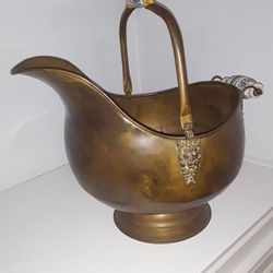 Rare Victorian Antique Brass Kettle