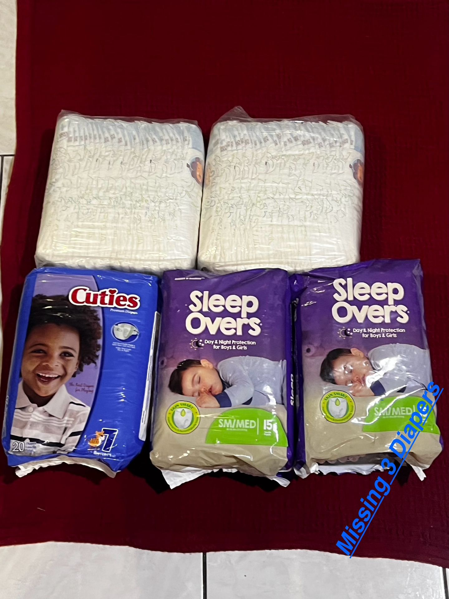 Baby items Diapers