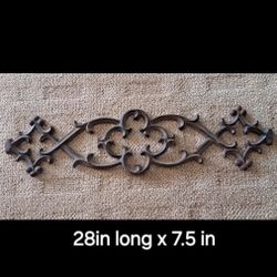 Wrought Iron Decor (heavy!)
