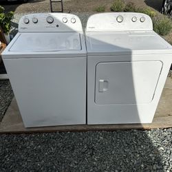 Whirlpool Washer and Dryer 