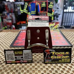 OCCIDENTAL LEATHER 5040 Clip- On Hammer Holder
