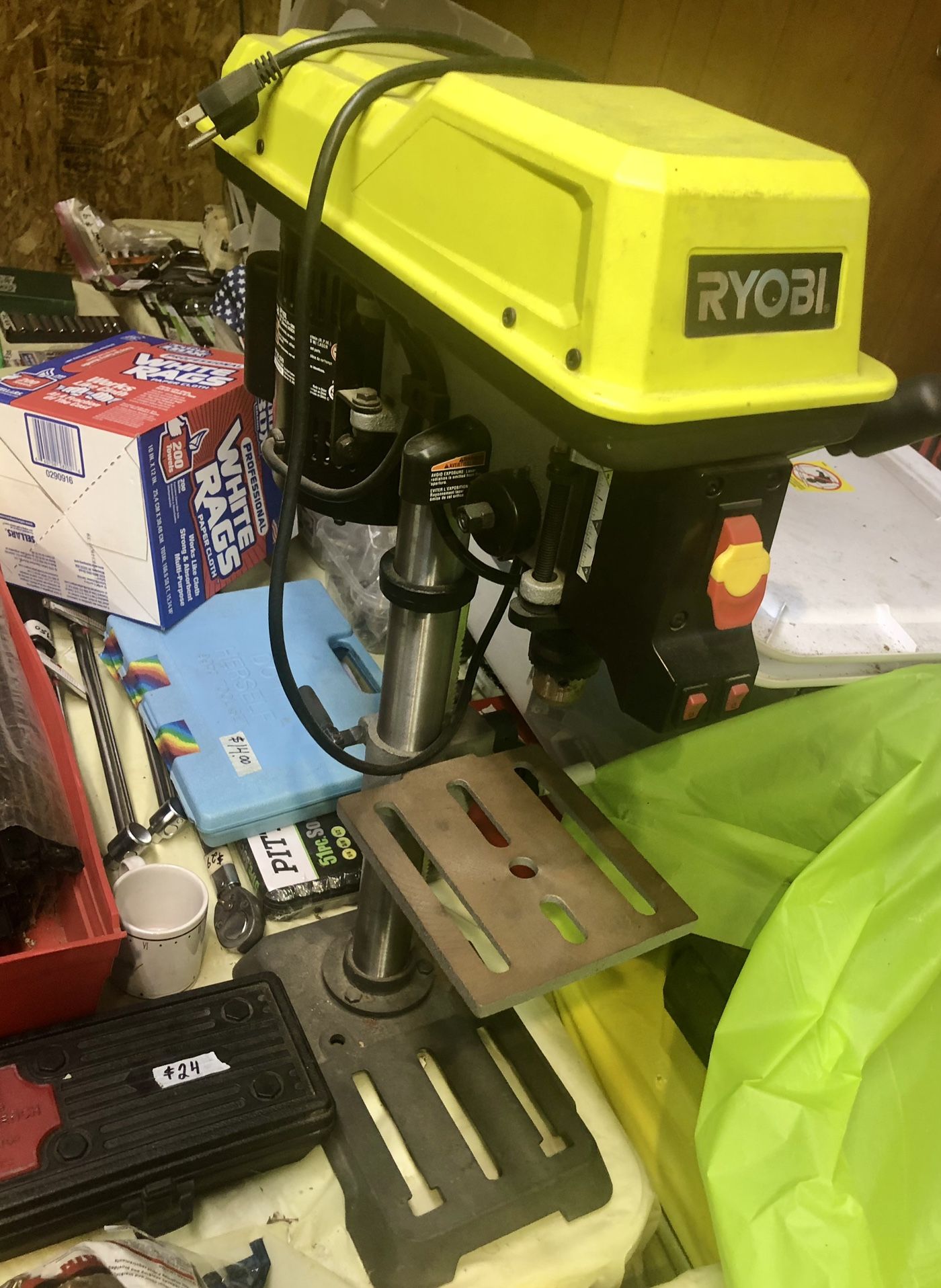 New Ryobi Bench top Drill W/Laser Light