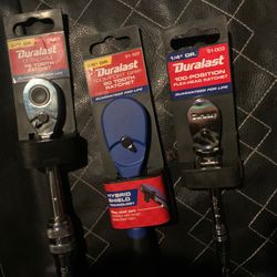 3pc Duralast Ratchet Set
