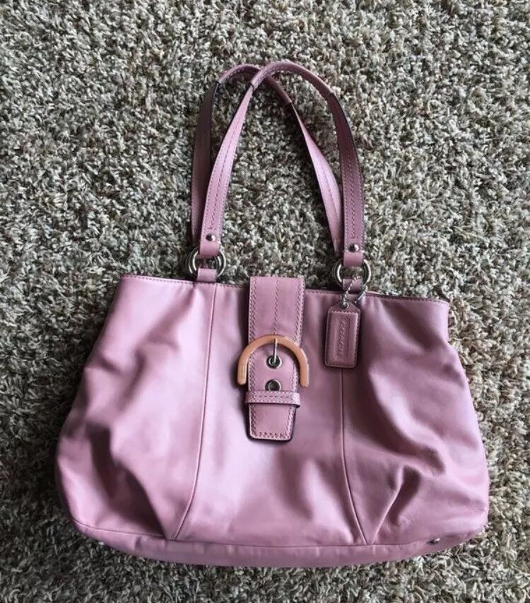 Coach Buckle Tote Shoulder Bag