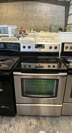 Maytag Stainless Electric Range - Sleek GlassTop