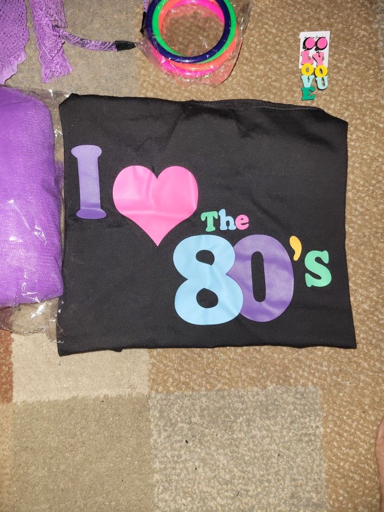 Womens 80's Costume