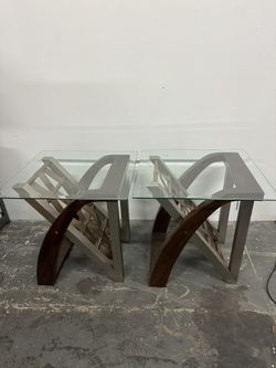 Glass Top Coffee And End Table Set