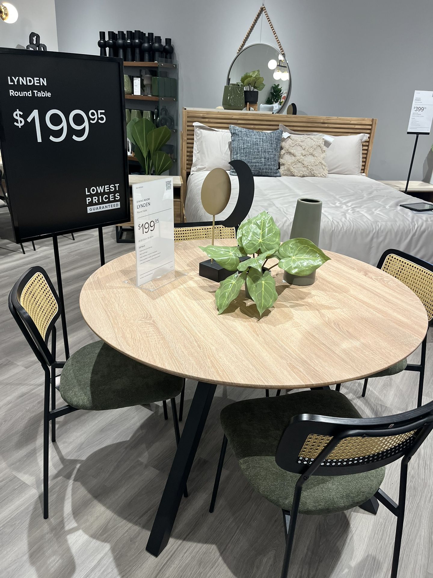 Round Wood Table