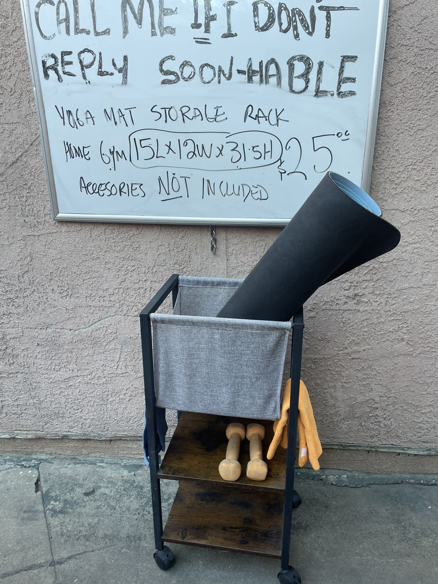 Yoga Mat Storage Rack