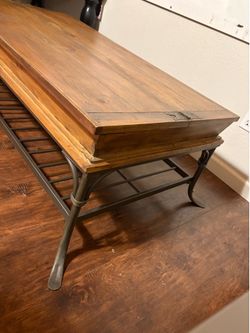 Coffee table with storage space