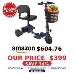 Hoverfly T3 Foldable Mobility Scooter - Brand New