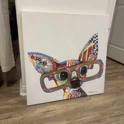 28 x 28 Inch Chihuahua Dog Art 