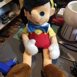 RARE Large Vintage Disney Pinocchio Doll (24")