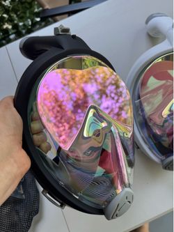 2 New Full frame Snorkeling Masks