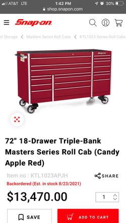 Snap On Tool Box In Excellent Condition With Power Top-$7000 Or Better Offer  /Caja De Herramienta Nueva $7000 